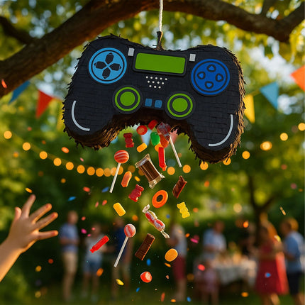 Gamer Controller Piñata Set with Bat & Mask