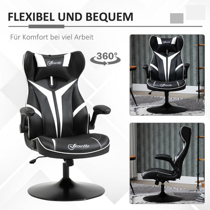 Ergonomic gaming chair, tilt function, height adjustable