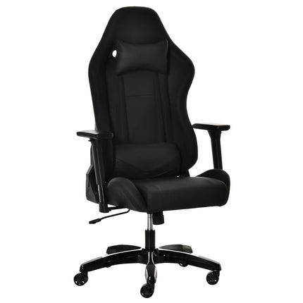 Ergonomic reclining gaming chair, artificial leather, adjustable height