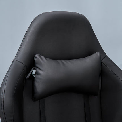Ergonomic reclining gaming chair, artificial leather, adjustable height