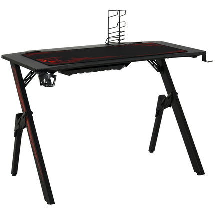 Game table - Modern MDF & Metal, 110x59x75cm