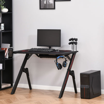 Game table - Modern MDF & Metal, 110x59x75cm