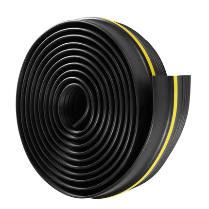 Garage Door Bottom and Threshold Seal Kit, 20 ft, PVC, Black