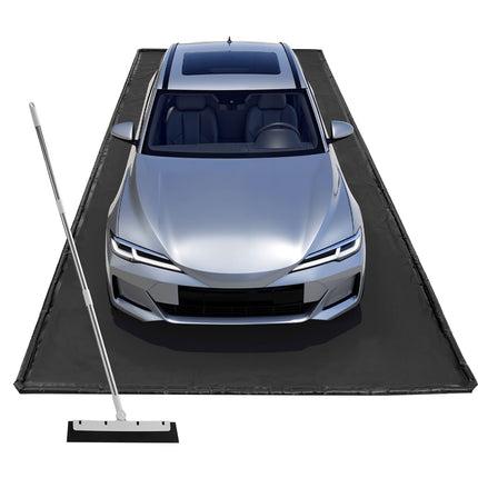 Garage Floor Containment Mat 2.4 x 5.5 m, PVC, Squeegee
