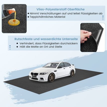 Garage Floor Mat 800x220 cm – Oil Absorbent, Non-Slip, Waterproof