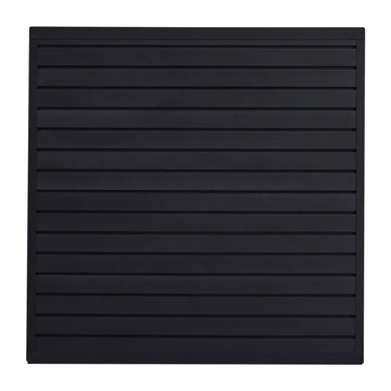 Garage Slatwall Panels, 4x4 Ft PVC, Black, 4 Pack