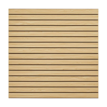 Garage Slatwall Panels, 4x4 ft MDF, 2-Pack