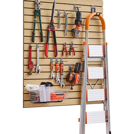 Garage Slatwall Panels, 4x4 ft MDF, 2-Pack
