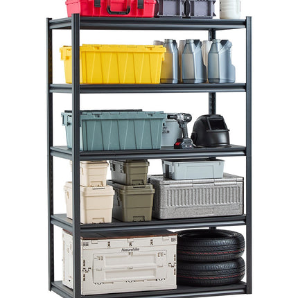 Garage Storage Shelving, 5-Tier 48x24x72 in, 3000 lb