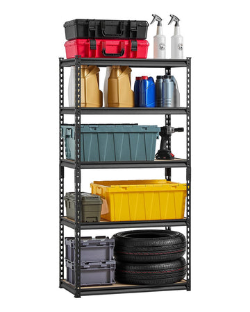 Garage Storage Shelving Unit, 5-Tier, 2000 lb, Black