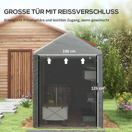 Waterproof garage tent with UV protection - Steel frame