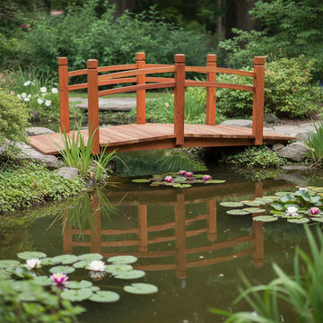 Tuinbrug, vurenhout, draagvermogen 200 kg