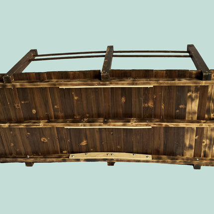 Garden Bridge, Fir Wood, 200kg Capacity