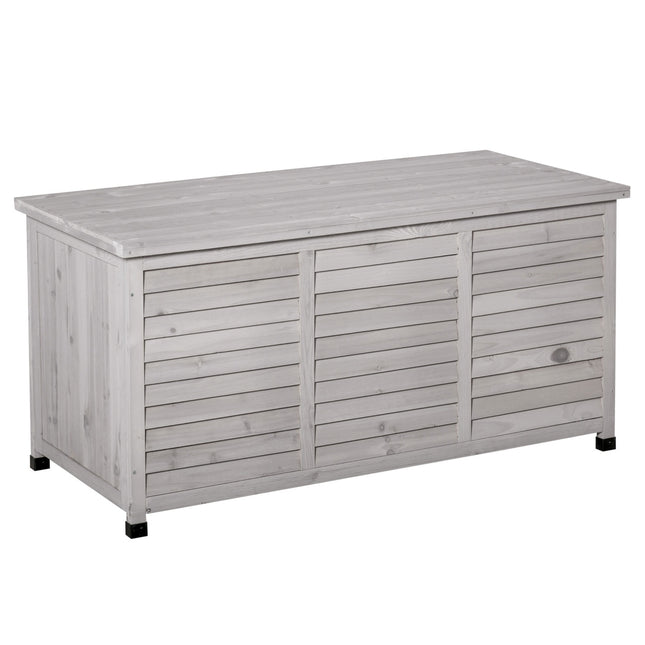 Water resistant spruce garden cabinet - large storage space