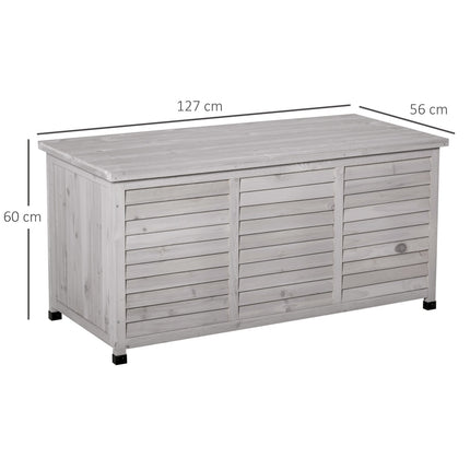 Water resistant spruce garden cabinet - large storage space