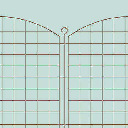 Garden Fence with Arch – Metal, Decorative, Flexible