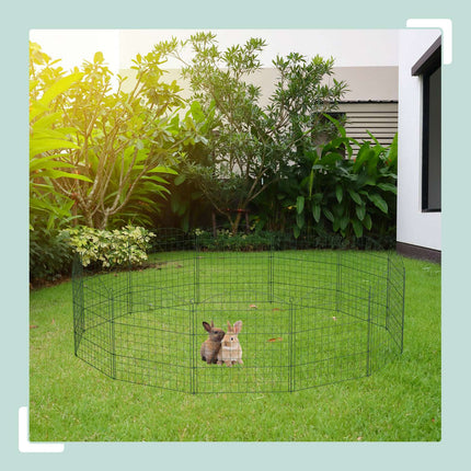 Garden Fence with Arch – Metal Pond Protection Fence
