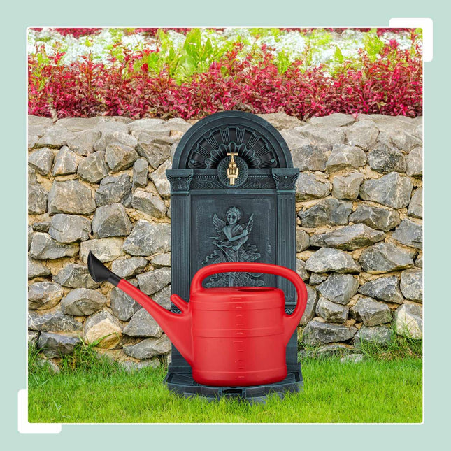 Garden Fountain with Angel Motif, Antique Style