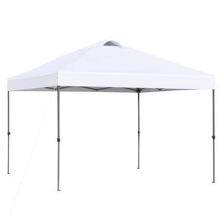 Pop-Up White Garden Gazebo 2.95m UV protection