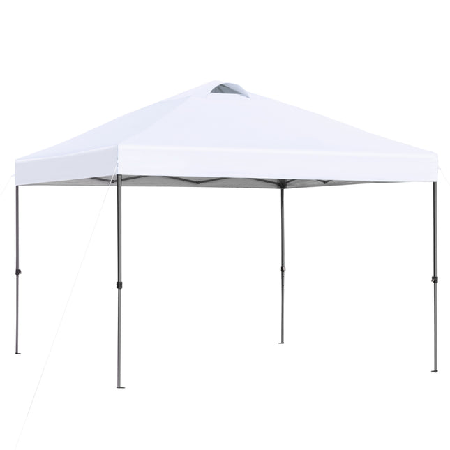 Pop-Up White Garden Gazebo 2.95m UV protection