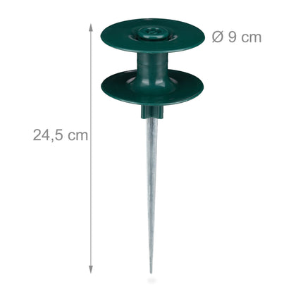Garden Hose Guides with Metal Ground Spikes, 6-Pack