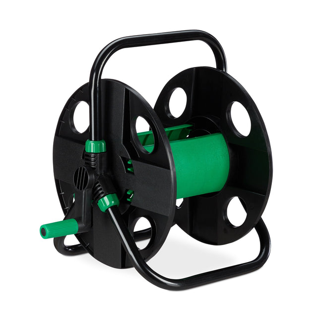 Garden Hose Reel Trolley, 30m Manual Watering
