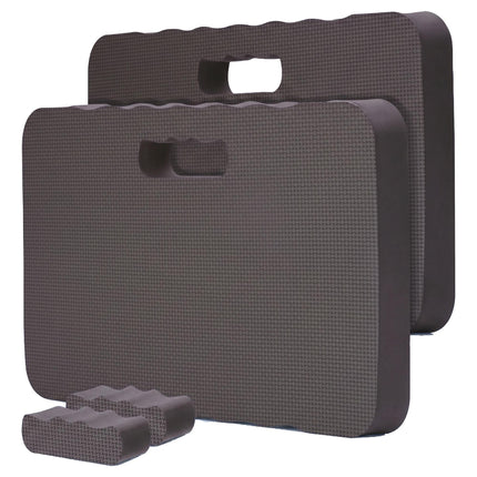 Garden Knee Pads, EVA Foam, Black, 2-Pack