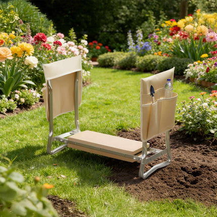 Garden Kneeler Seat with Pockets – Foldable & Padded