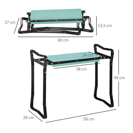 Garden Kneeler and Seat, Foldable, EVA Foam, 150 kg Capacity