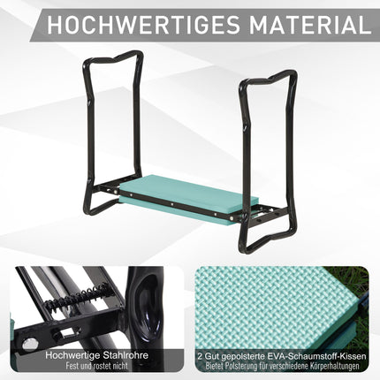Garden Kneeler and Seat, Foldable, EVA Foam, 150 kg Capacity