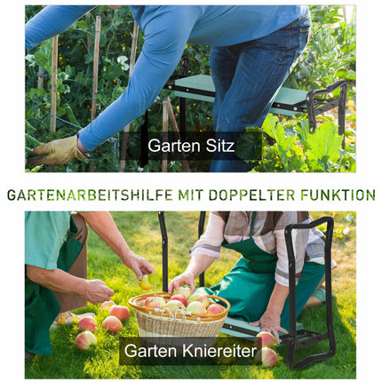 Garden Kneeler and Seat, Foldable, EVA Foam, 150 kg Capacity