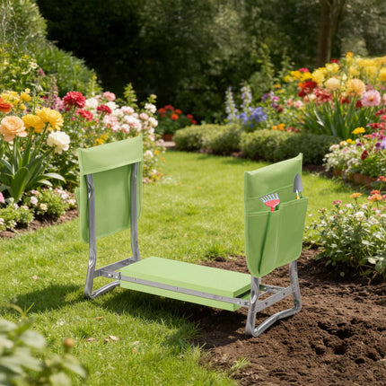Garden Kneeler with Pockets – Foldable & Padded Seat