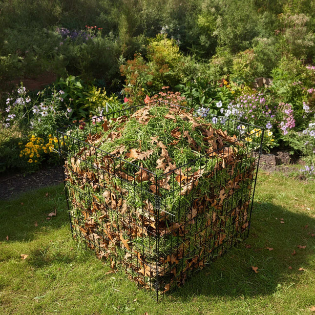 Garden Leaf Composter – Steel Wire Mesh, High Capacity