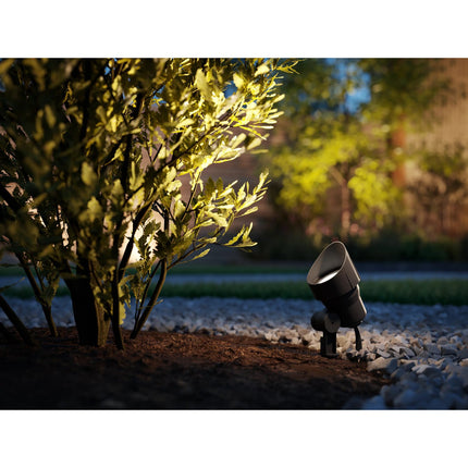 GardenLink Spotlight warm white 600 lm Black