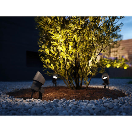 GardenLink Starter kit Spotlight Warm white 600 lm 3-pack Black