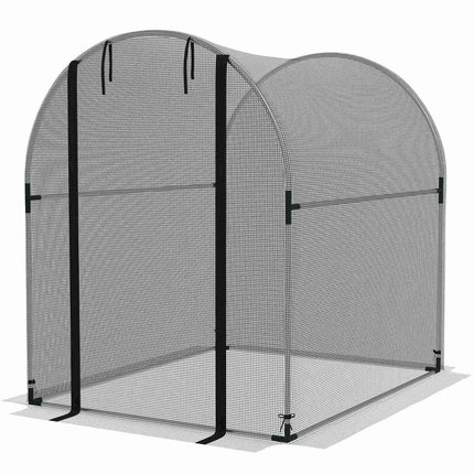 Garden plant protection net - Insect resistant, steel frame