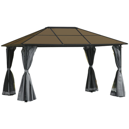 3x3M dark gray garden pavilion tent, aluminum roof