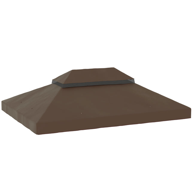 Garden Pavilion Cover 3x4 m, 2-Layer Oxford Fabric