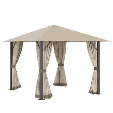 3x3M weatherproof garden pavilion tent with ventilation