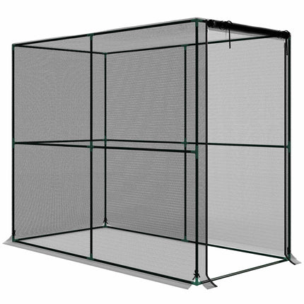 Garden Plant Protection Cage, Black, 200x100x160 cm
