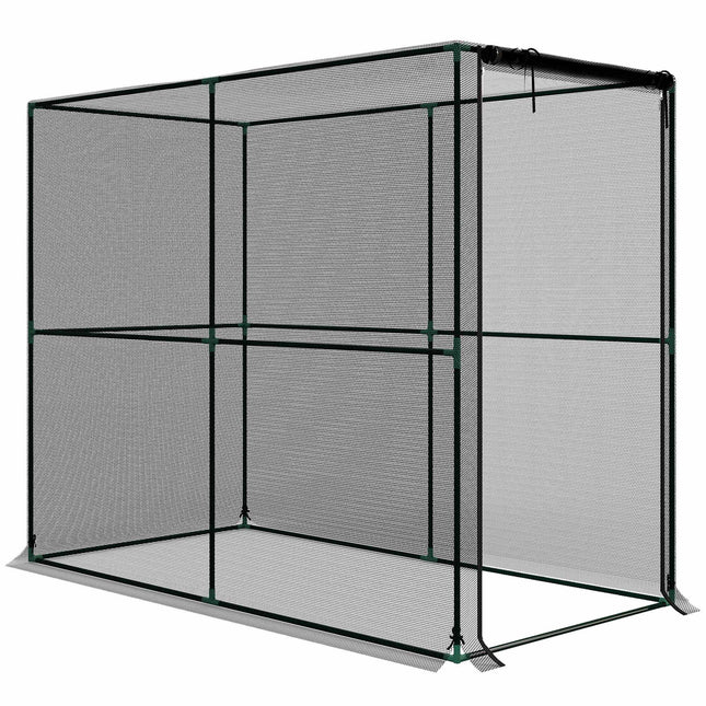 Garden Plant Protection Cage, Black, 200x100x160 cm