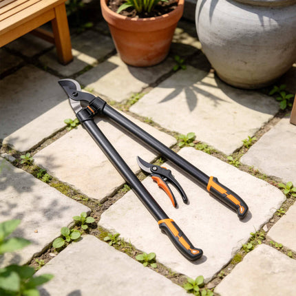 Garden Pruning Shears Set, 2-Piece, Rust-Resistant Blades