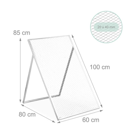 Garden Sieve 100x60 cm, Galvanised Steel