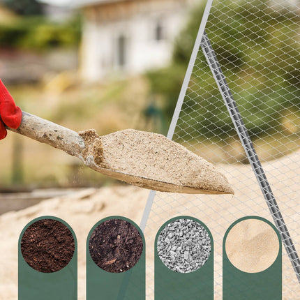 Garden Sieve 100x60 cm, Galvanised Steel