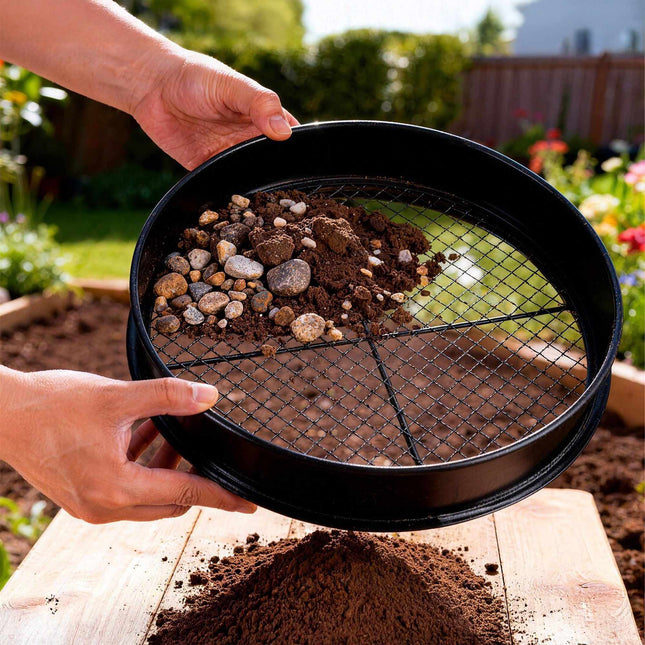 Garden Sieve 5-in-1 Set, Stainless Steel, Ø 30 cm