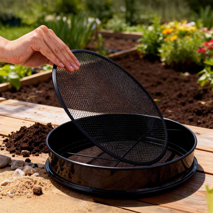Garden Sieve 5-in-1 Set, Stainless Steel, Ø 30 cm