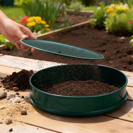 Garden Sieve 5-in-1, Stainless Steel, Ø 30 cm