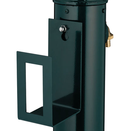 Garden Standing Fountain, 83 cm – Tap, Basin, Hose Holder