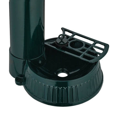 Garden Standing Fountain, 83 cm – Tap, Basin, Hose Holder