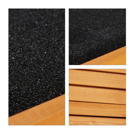 Garden Storage Cabinet with Roofing Felt, Weather-Resistant